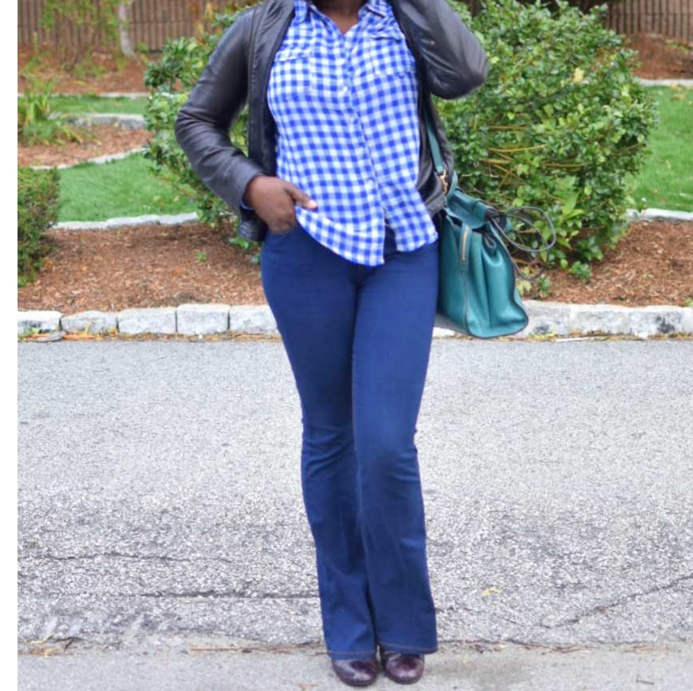 Flared Denim Jeans